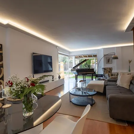 Luxury With Heated Pool, Jacuzzi, Gym, And Gardens Dağ evi *